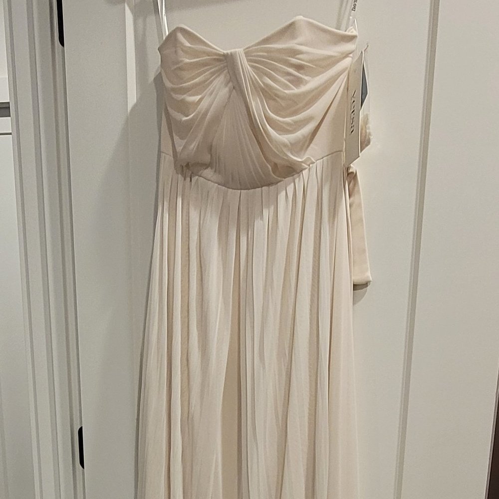 David's Bridal Versa Bridesmaids Convertible Mesh Dress, Size 2, Unaltered